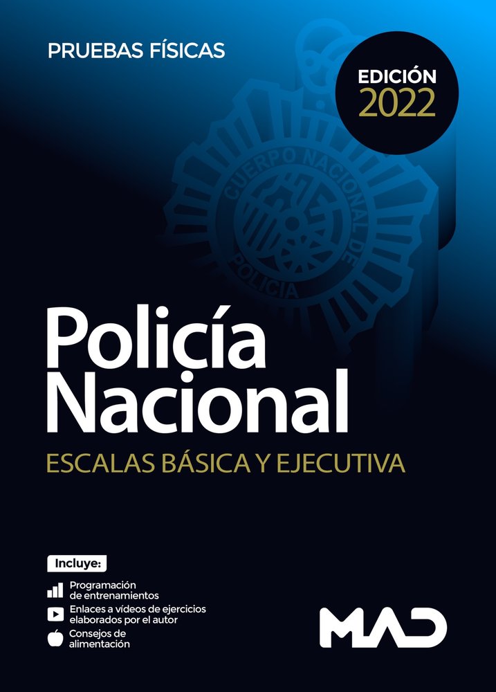 POLICIA NACIONAL ESCALAS BASICA EJECUTIVA PRUEBAS FISICAS, de SOTELINO LOPEZ, DAVID | portada del libro