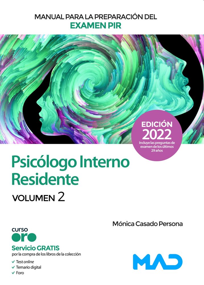 MANUAL PARA PREPARACION EXAMEN PIR PSICOLOGO INTERNO, de CLAVIJO GAMERO, ROCIO | portada del libro
