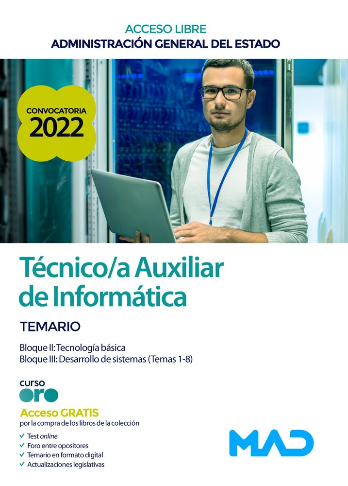 TECNICO AUXILIAR INFORMATICA ADMINISTRACION GENERAL, de TOJEIRO ALCALA | portada del libro
