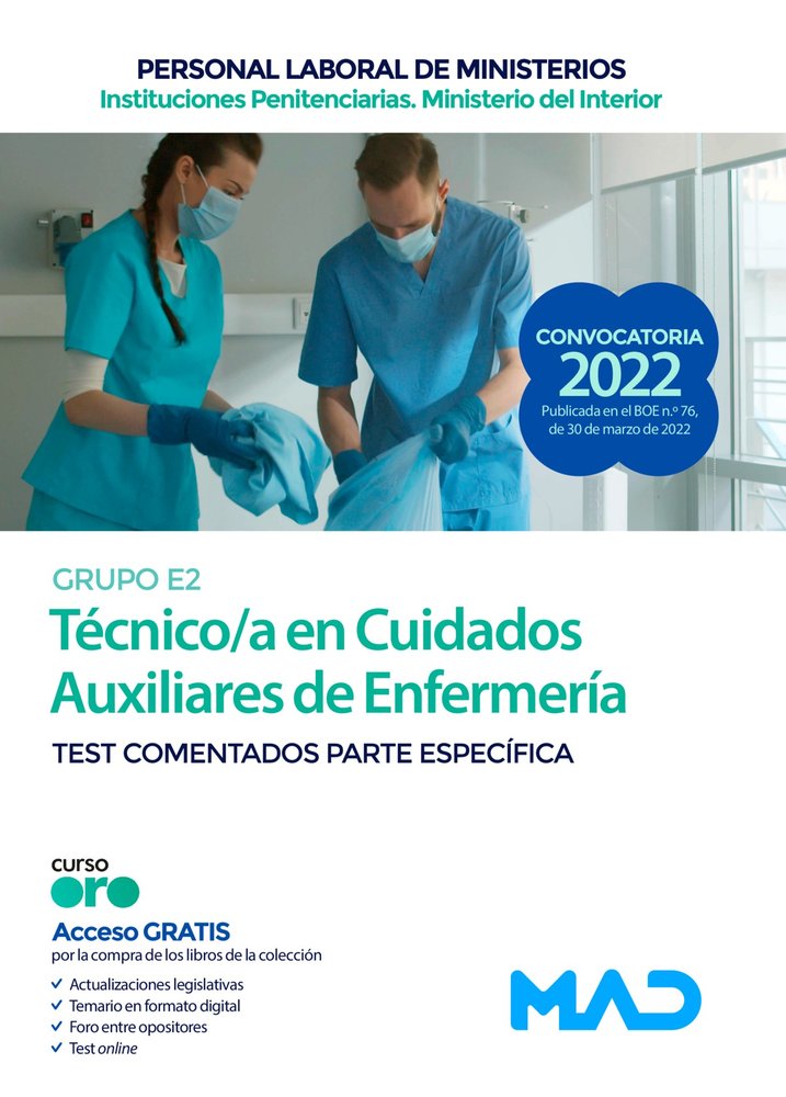 CUIDADO AUXILIAR ENFERMERIA INSTITUCION PENITENCI, de 7 EDITORES#GIL RAMOS | portada del libro