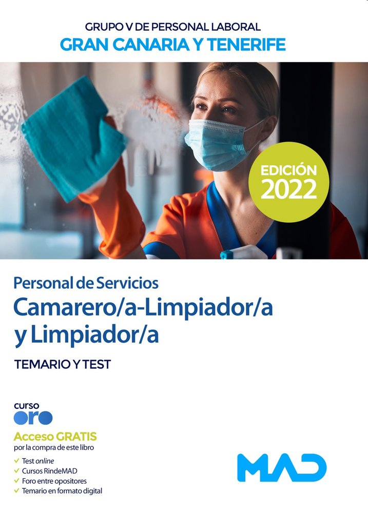 Personal de Servicios Camarero/a-Limpiador/a y Limpiador/a (Grupo V de Personal Laboral) en las Isla, de 7 EDITORES | portada