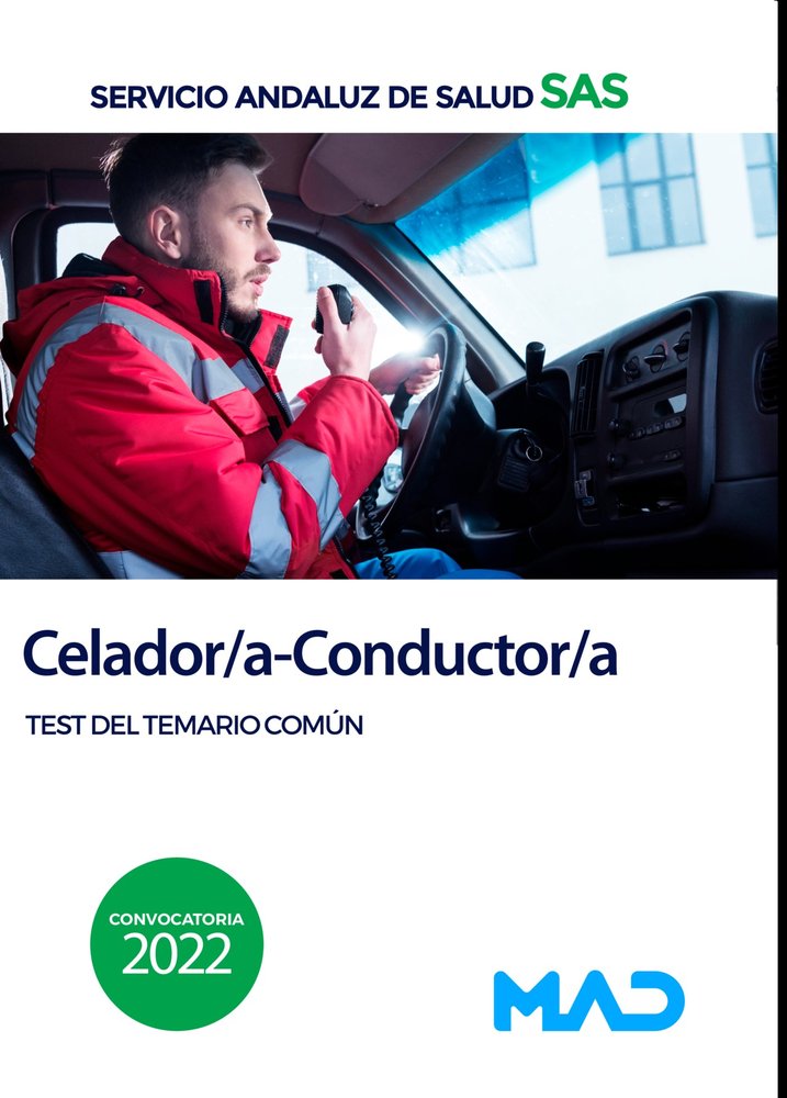 CELADOR/A CONDUCTOR/A SERVICIO ANDALUZ SALUD. TEST DE, de GOMEZ MARTINEZ | portada del libro