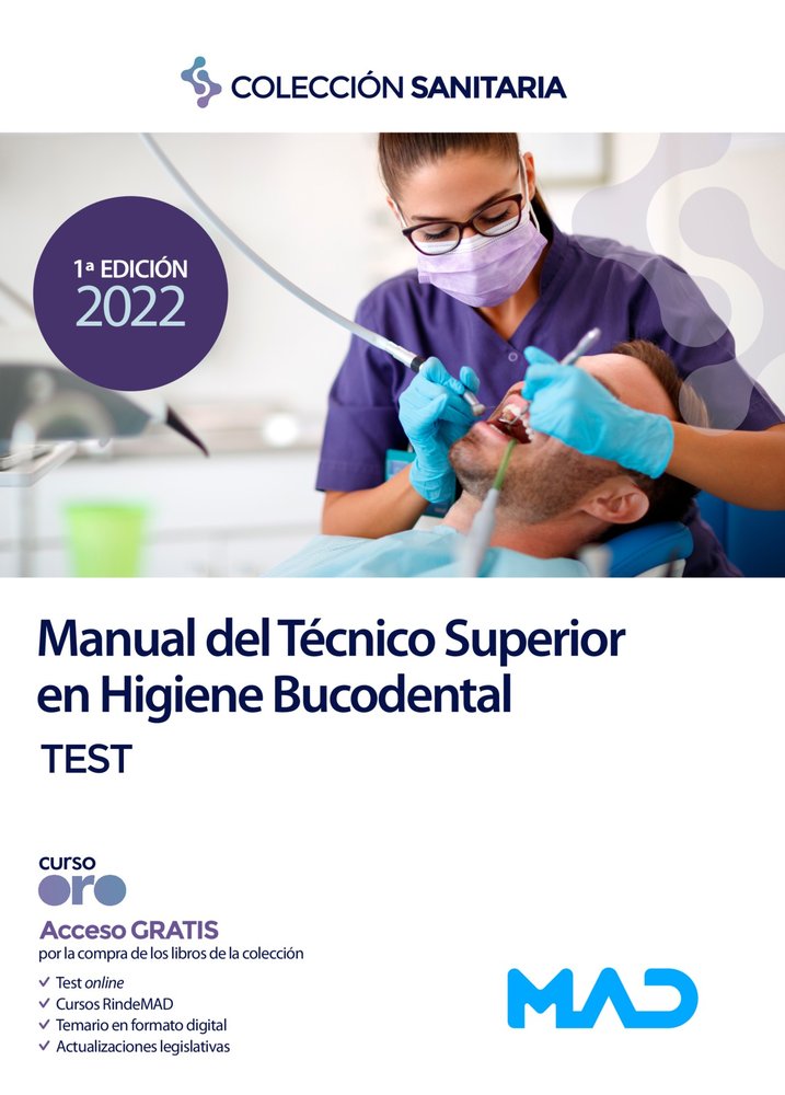 MANUAL DEL TECNICO SUPERIOR EN HIGIENE BUCODENTAL. TEST, de GIL RAMOS | portada del libro