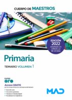 Cuerpo de Maestros. Primaria. Temario volumen 1, de Varios autores | portada del libro