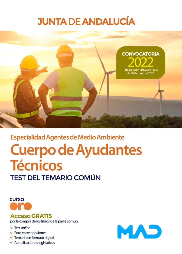 CUERPO AYUDANTE TECNICO ESPECIALIDAD AGENTE MEDIO AMBIENTE | portada del libro
