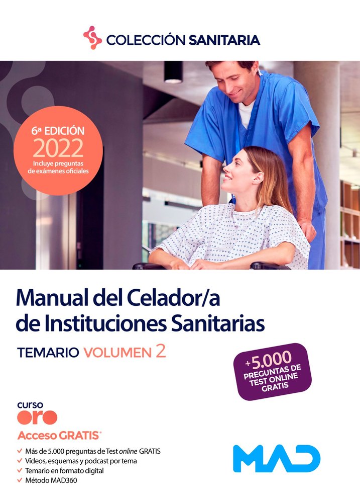 Manual del Celador de Instituciones Sanitarias. Volumen II, de ANIA PALACIO | portada del libro