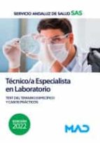 TECNICO ESPECIALISTA LABORATORIO TEST C PRACTICO ANDALUZ SA, de Varios autores | portada del libro