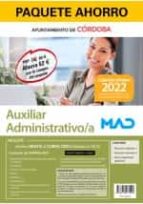 PAQUETE AHORRO AUXILIAR ADMINISTRATIVO/A AYTO.CORDOBA, de Varios autores | portada del libro