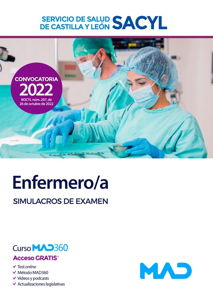 ENFERMERO/A SERVICIO SALUD CASTILLA LEON SACYL, de SALAMANCA CRIADO | portada del libro