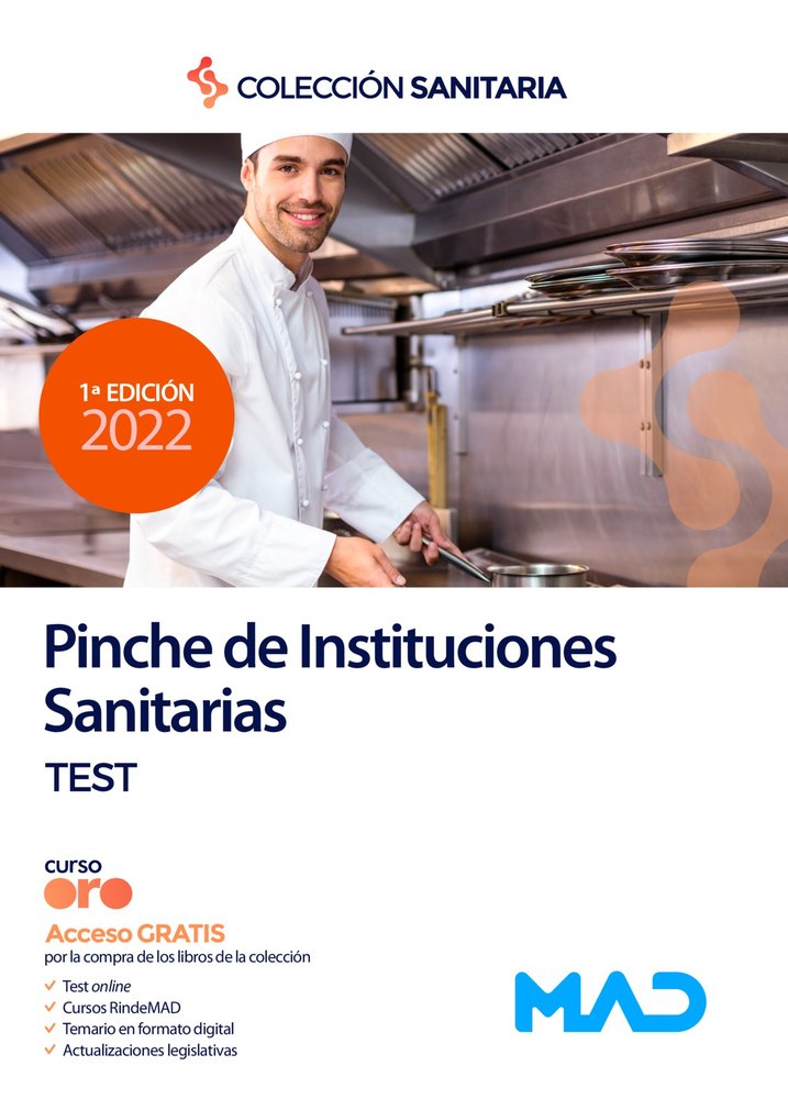 Pinche de Instituciones Sanitarias. Test | portada del libro