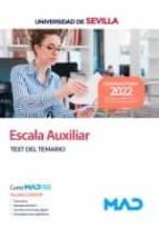 Escala Auxiliar de la Universidad de Sevilla. Test, de Varios autores | portada del libro