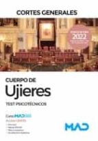 CUERPO UJIERES CORTES GENERALES TEST PSICOTECNICOS, de Varios autores | portada del libro