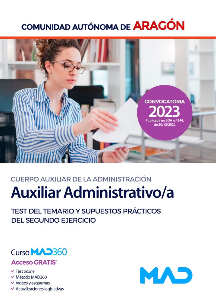 CUERPO AUXILIAR ADMINISTRACION COMUNIDAD AUTONOMA, de 7 EDITORES#TOJEIRO ALCALA | portada del libro