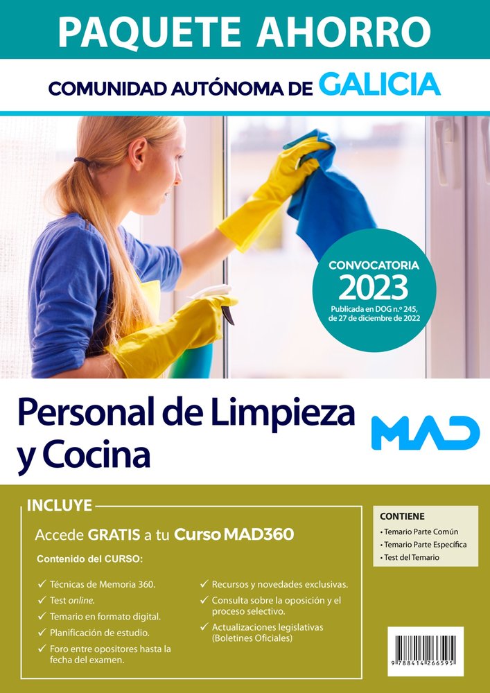 PAQUETE AHORRO PERSONAL DE LIMPIEZA Y COCINA. COMPRA ANTICIPADA, de AA.VV. | portada del libro