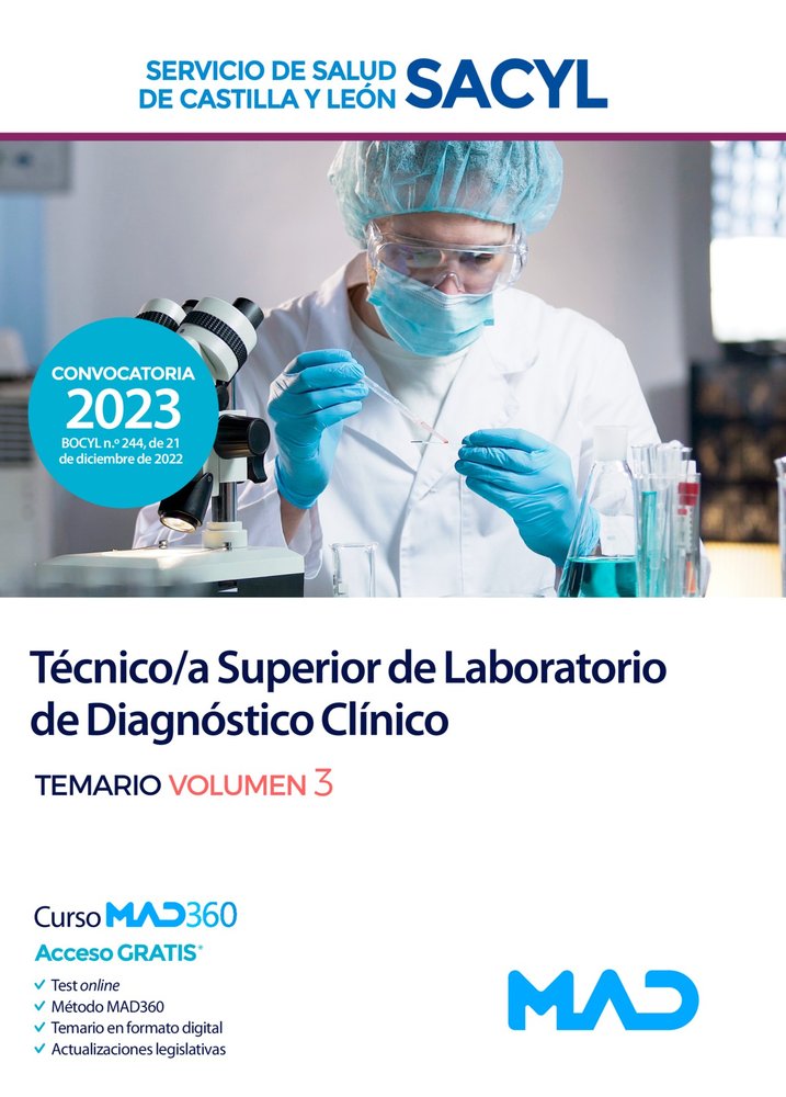 TECNICO/A SUPERIOR LABORATORIO DIAGNOSTICO CLINICO, de SILVA GARCIA | portada del libro