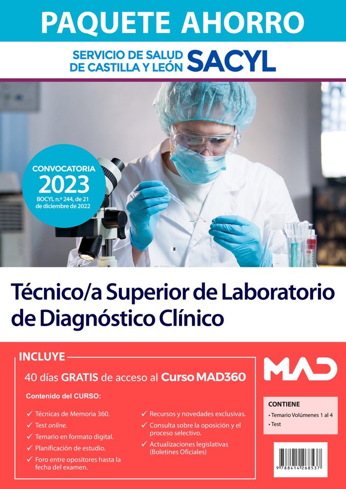 PAQUETE AHORRO TECNICO/A SUPERIOR LABORATORIO DE DIAGNOST, de GIL RAMOS | portada del libro