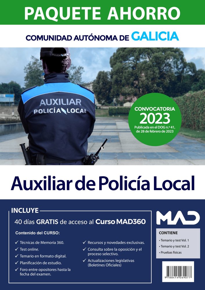 PAQUETE AHORRO AUXILIAR DE LA POLICIA LOCAL COMUNIDAD AUTONO, de GARCIA FERNANDEZ | portada del libro