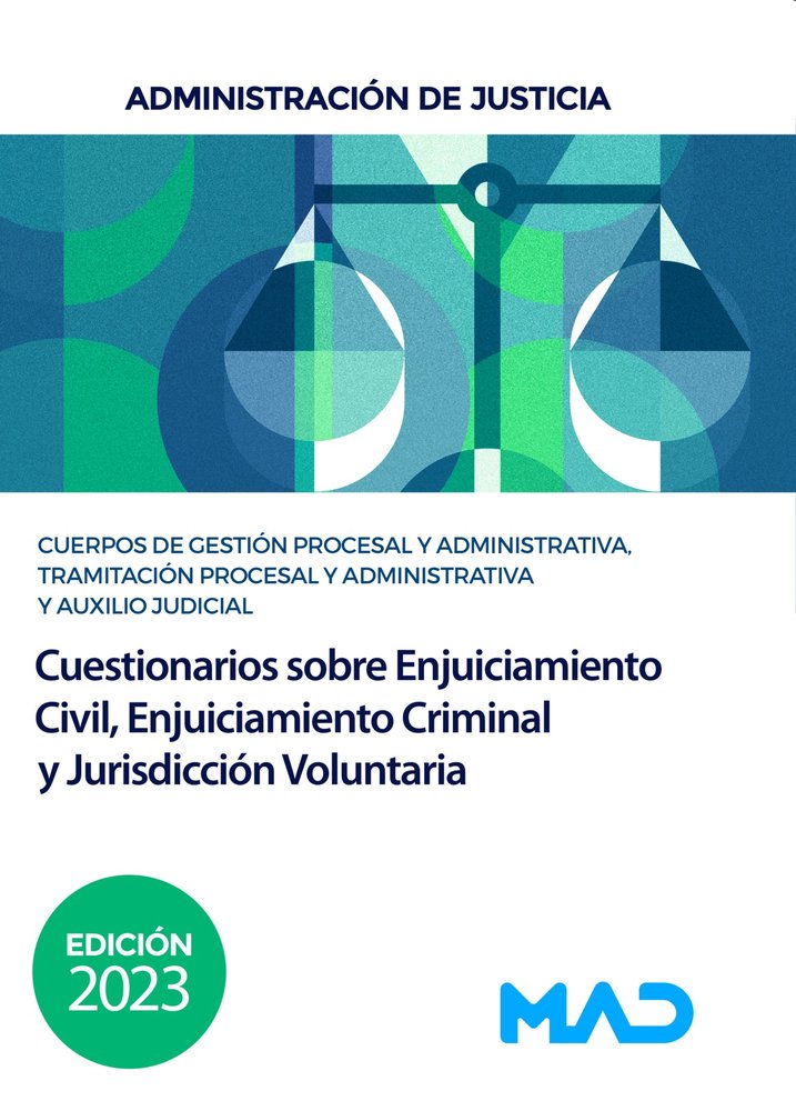 CUERPOS ADMINISTRACION JUSTICIA CUERPO GESTION Y ADMINIS, de RODRIGUEZ RIVERA | portada del libro