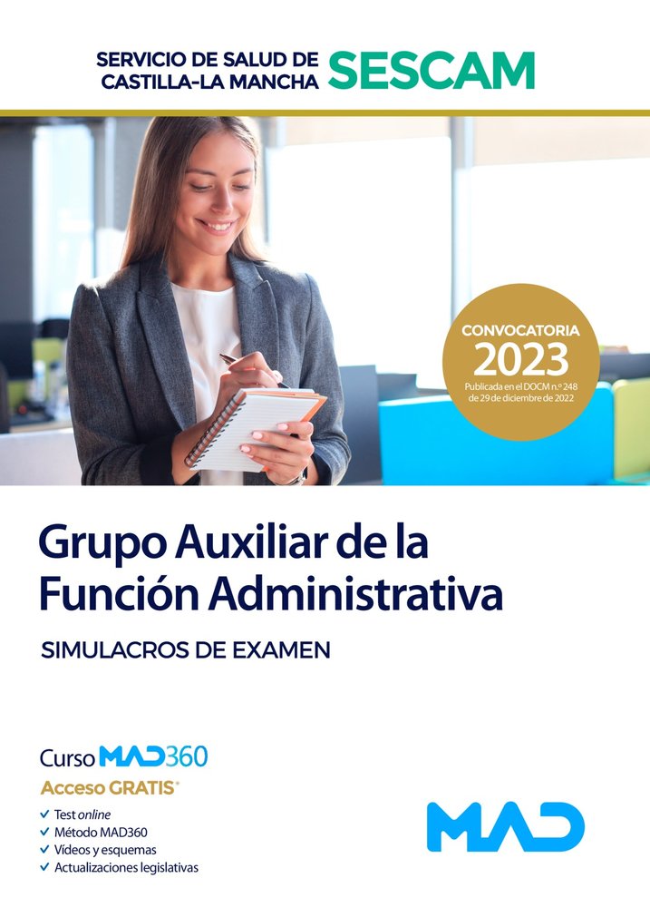 GRUPO AUXILIAR FUNCION ADMINISTRATIVA SERVICIO DE, de USERO LOPEZ | portada del libro