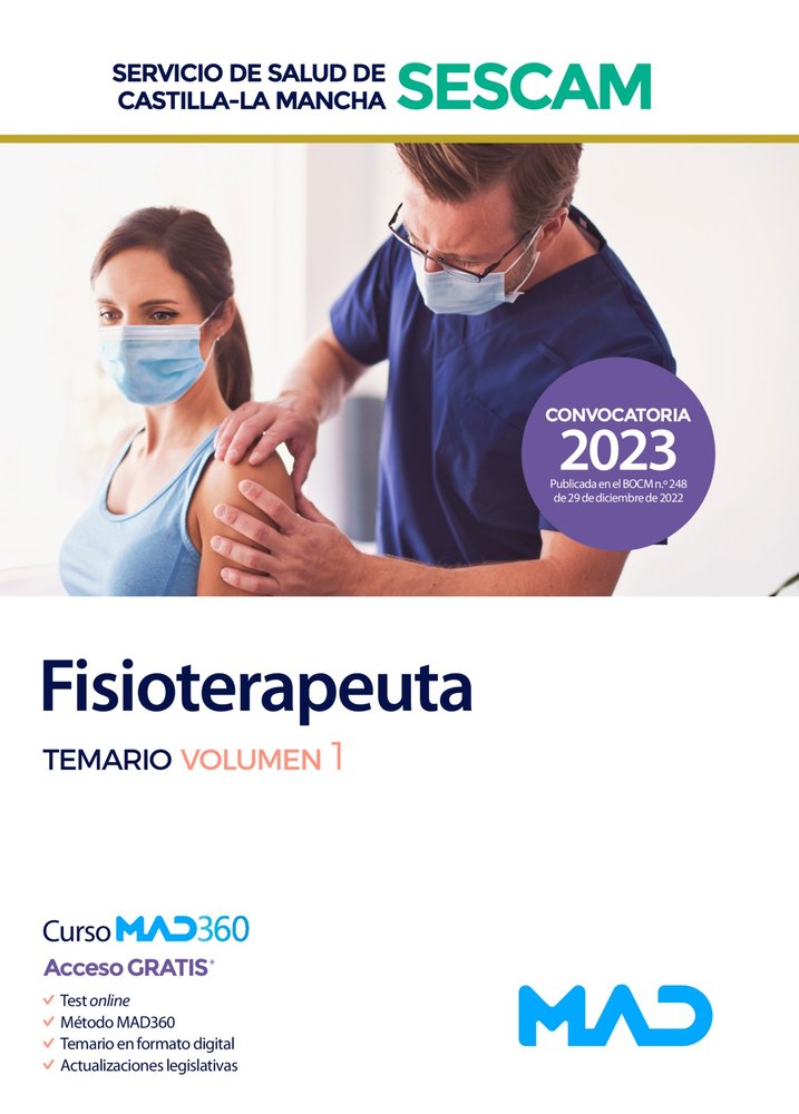 Fisioterapeuta del Servicio de Salud de Castilla-La Mancha (SESCAM). Volumen 1, de 7 EDITORES | portada del libro