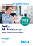AUXILIAR ADMINISTRATIVO/A AYUNTAMIENTO ROQUETAS DE MAR, de Varios autores | portada del libro