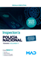 INSPECTOR/A DE POLICIA NACIONAL. TEMARIO VOLUMEN 4, de Varios autores | portada del libro