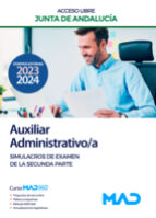 AUXILIAR ADMINISTRATIVO/A JUNTA ANDALUCIA ACCESO LIBRE, de Varios autores | portada del libro