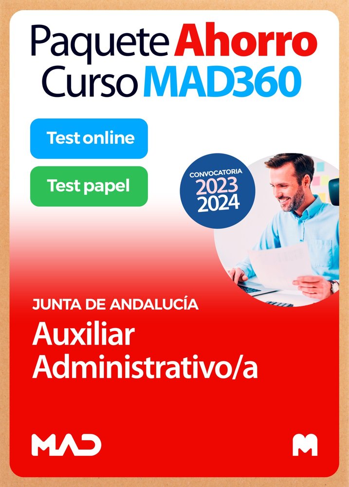 PAQUETE AHORRO LIBRERIA CURSO MAD360 Y LIBROS PAPEL ADMINI, de USERO LOPEZ | portada del libro