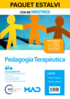 PAQUET ESTALVI COS DE MESTRES PEDAGOGIA TERAPEUTICA, de Varios autores | portada del libro