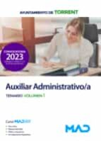 Auxiliar Administrativo/a del Ayuntamiento de Torrent. Temario volumen 1, de Varios autores | portada del libro