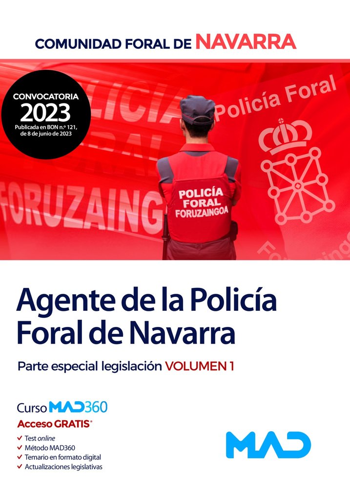 AGENTE POLICIA FORAL NAVARRA ESPECIAL VOLUMEN 1, de 7 EDITORES#MARTINEZ DEL FRESNO | portada del libro