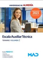 ESCALA AUXILIAR TECNICA DE LA UNIVERSIDAD DE ALMERIA. TEMARI, de Varios autores | portada del libro