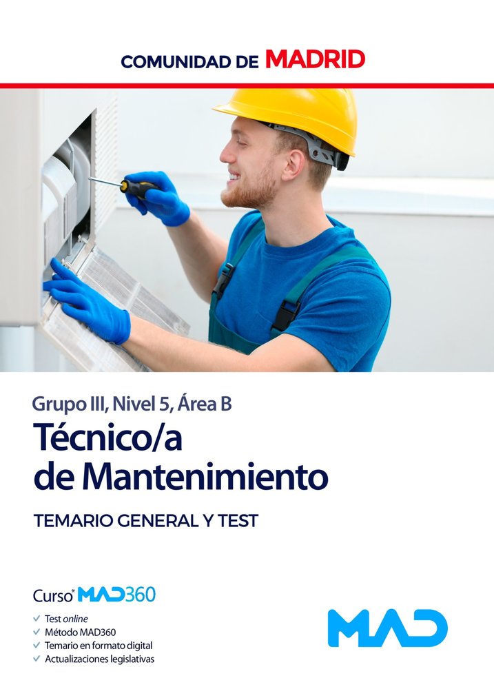 TECNICO DE MANTENIMIENTO (GRUPO III, NIVEL 5, AREA B) DE LA, de 7 EDITORES#GARCIA FERNANDEZ | portada del libro