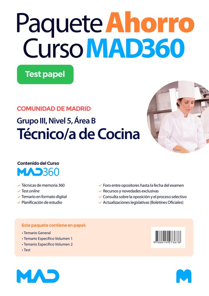 PAQUETE AHORRO LIBRERIA CURSO MAD360 Y LIBROS PAPEL TECNIC, de GIL RAMOS | portada del libro
