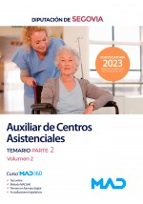 AUXILIAR CENTRO ASISTENCIAL TEMARIO PARTE 2 VOLUMEN 2 SEGOV, de Varios autores | portada del libro