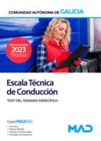 ESCALA TECNICA DE CONDUCCION TEST DEL TEMARIO ESPECIFICO, de Varios autores | portada del libro