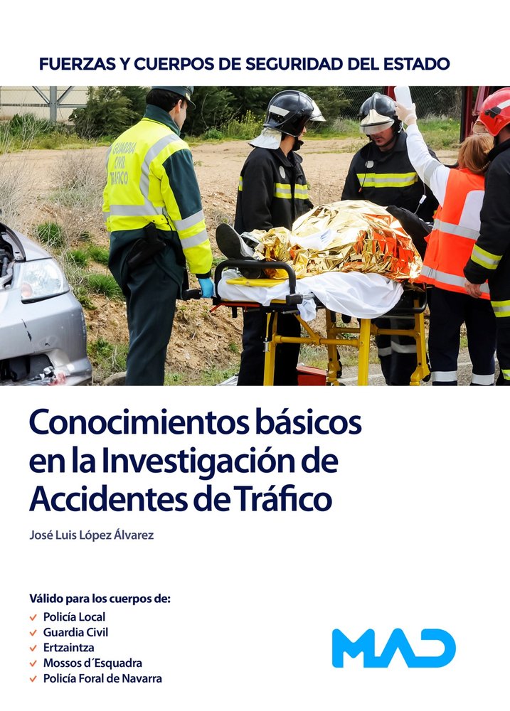CONOCIMIENTOS BASICOS EN INVESTIGACION ACCIDENTES TRAFICO 1, de JOSE LUIS LOPEZ ALVAREZ | portada del libro