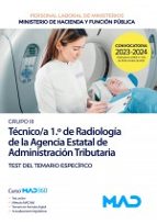 TECNICO/A 1º RADIOLOGIA GRUPO PROFESIONAL III TEST TEMARIO E, de Varios autores | portada del libro