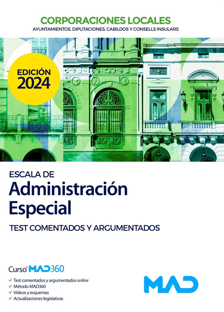 ESCALA ADMINISTRACION ESPECIAL AYUNTAMIENTO DIPUTACION Y OTR | portada del libro