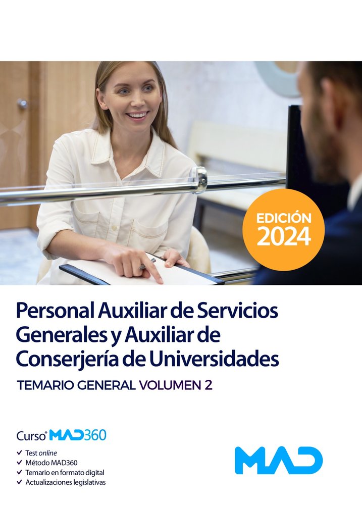 PERSONAL AUXILIAR DE SERVICIOS GENERALES Y AUXILIAR DE CONSERJERI, de AA VV | portada del libro