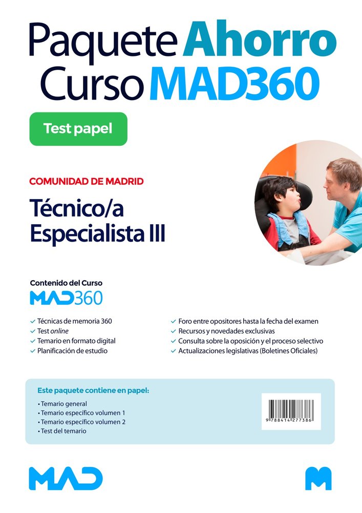 OPOSICIONES TECNICO ESPECIALISTA III GRUPO III COMUN, de MARTIN SANCHEZ | portada del libro
