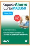 OPOSICIONES TECNICO/A MEDIO SANITARIO CUIDADO AUXILIAR, de ANDRADES ROMERO | portada del libro