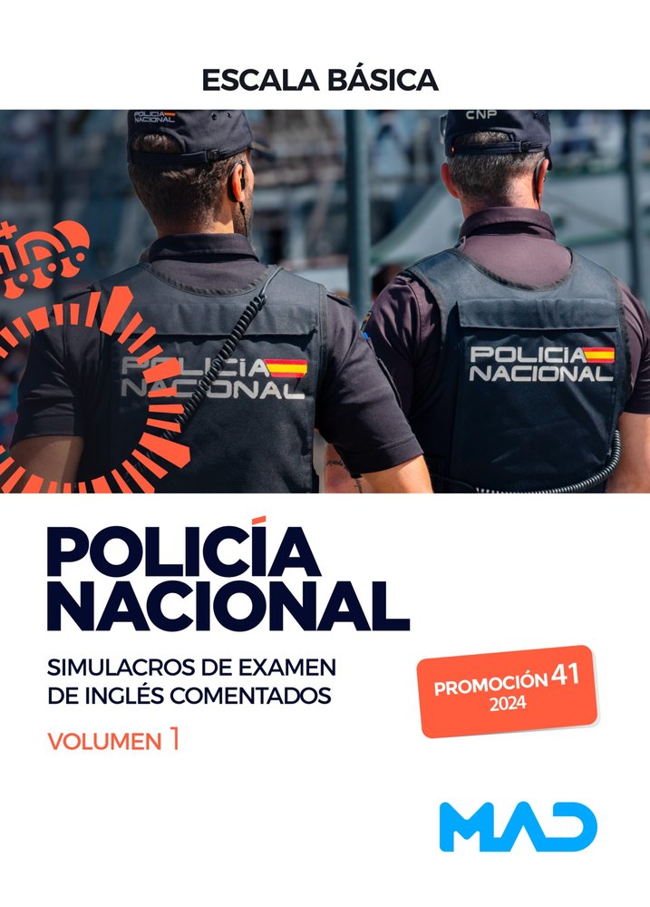 POLICIA NACIONAL ESCALA BASICA PROMOCION 41 SIMULACROS 1 EX | portada del libro