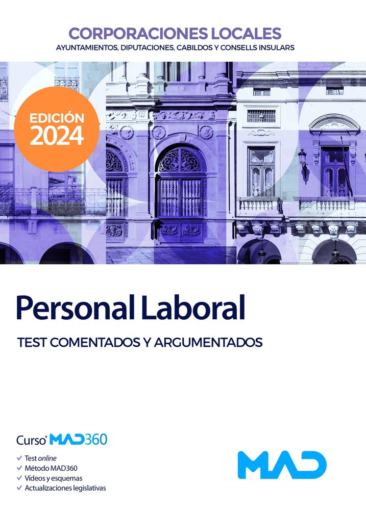 PERSONAL LABORAL DE AYUNTAMIENTOS DIPUTACIONES Y OTRAS CORPORACIO, de VARIOS | portada del libro