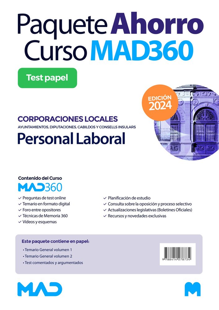 Oposiciones Personal Laboral de Ayuntamientos, Diputaciones y otras Corporaciones Locales. Paquete A, de SOUTO FERNANDEZ | po