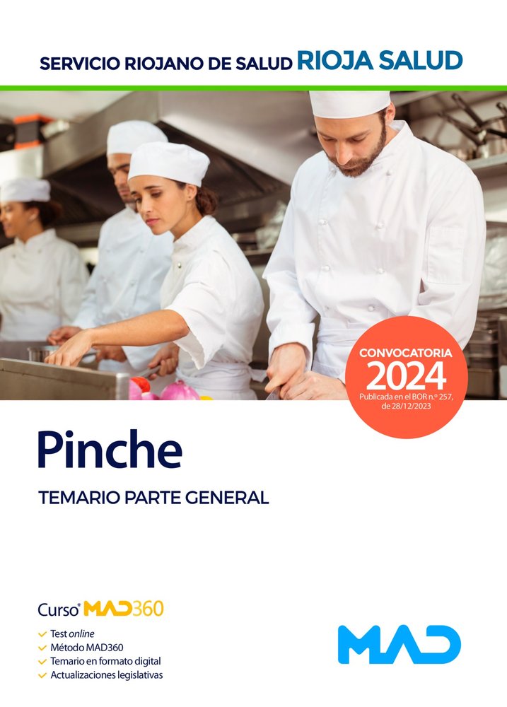 Temario Pinche parte general SERIS | portada del libro