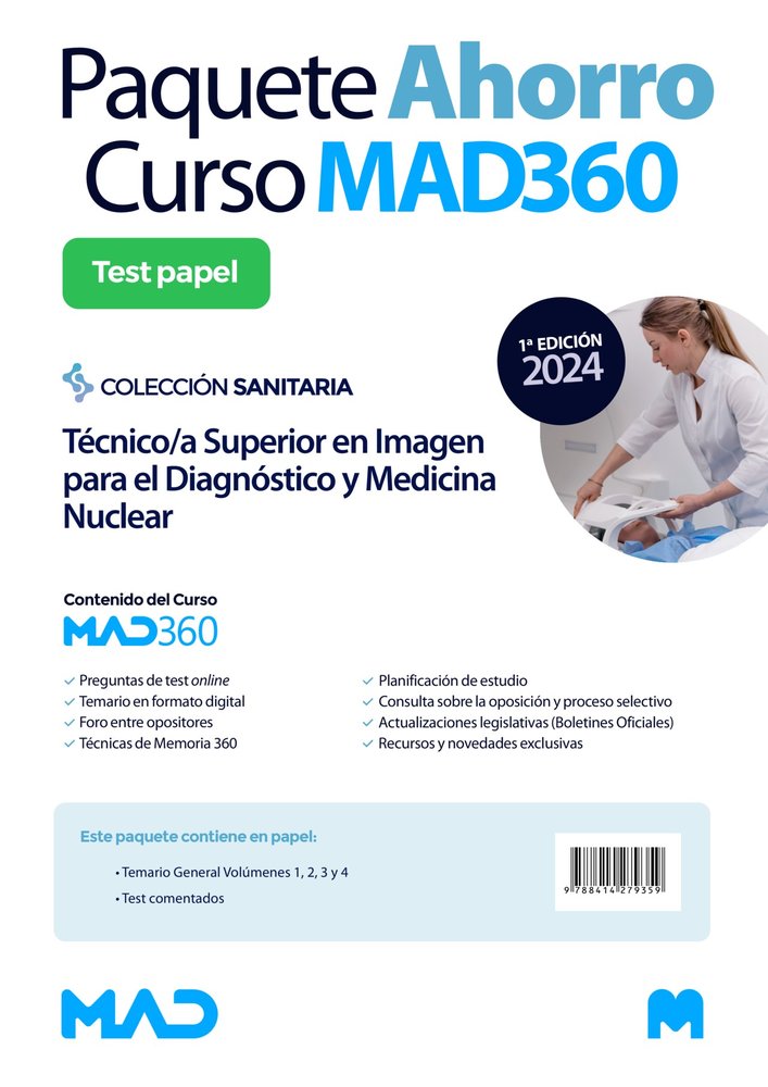OPOSICIONES TECNICO/A SUPERIOR IMAGEN PARA EL DIAGNOSTICO, de GIL RAMOS | portada del libro
