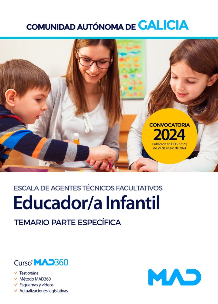 TECNICO SUPERIOR EDUCACION INFANTIL GALICIA | portada del libro