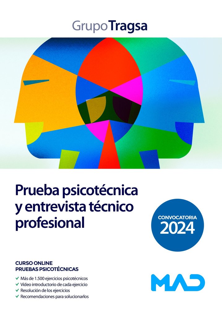 024 TRAGSA PSICOTECNICO Y ENTREVISTA TECNICO PROFESIONAL, de AA VV | portada del libro