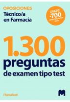 1300 PREGUNTAS DE EXAMEN TIPO TEST PARA OPOSICIONES A TECNI, de Varios autores | portada del libro